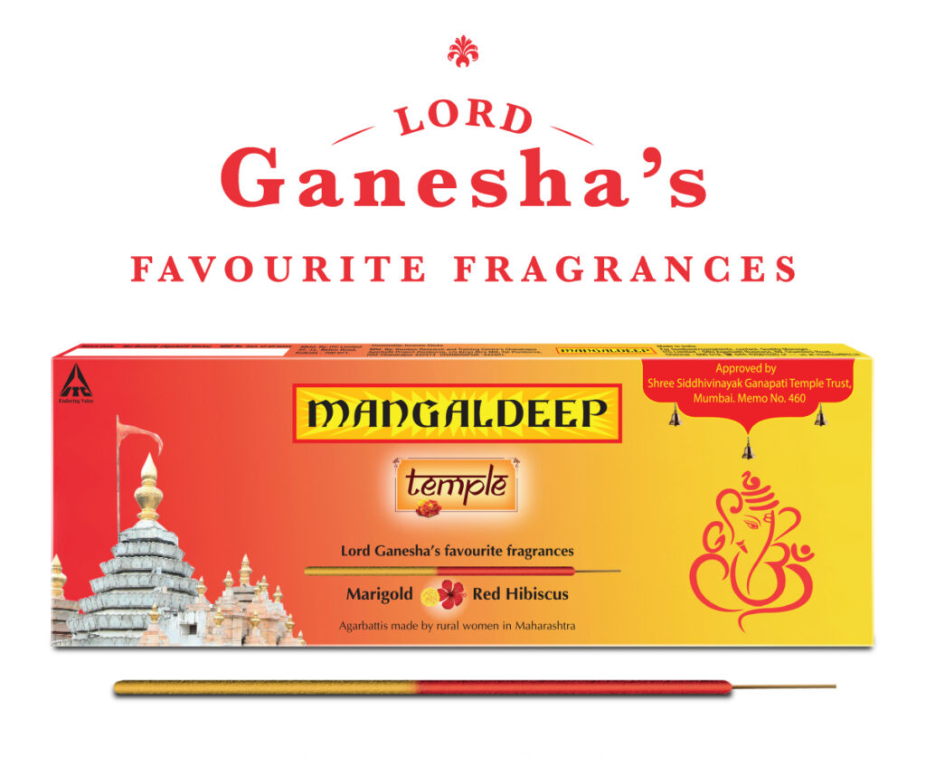 ITC’s Mangaldeep Launches ‘Mangaldeep Temple – Lord Ganesha’s favourite fragrances Agarbatti’ Pack