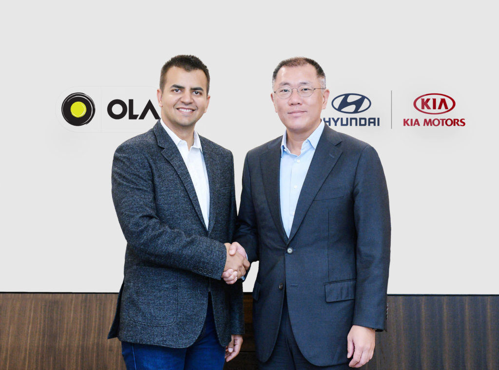 Hyundai Motor & Kia Invest 300$ million in OLA