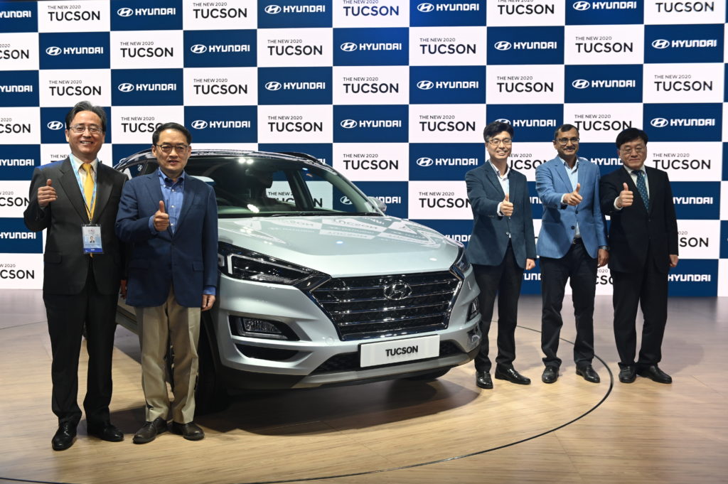 Hyundai at Auto Expo with their New 2020 Tucson SUV Launch