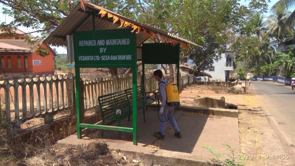 Vedanta Sesa Goa Iron Ore Carried Out Sanitation Drives in Goa to Fight COVID 19 Pandemic