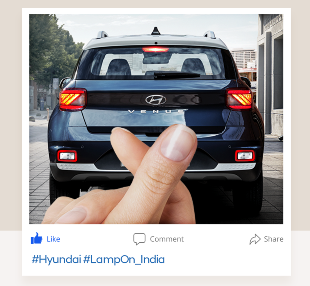 Hyundai Organizes Social Media Contest- ‘Lamp On Challenge’