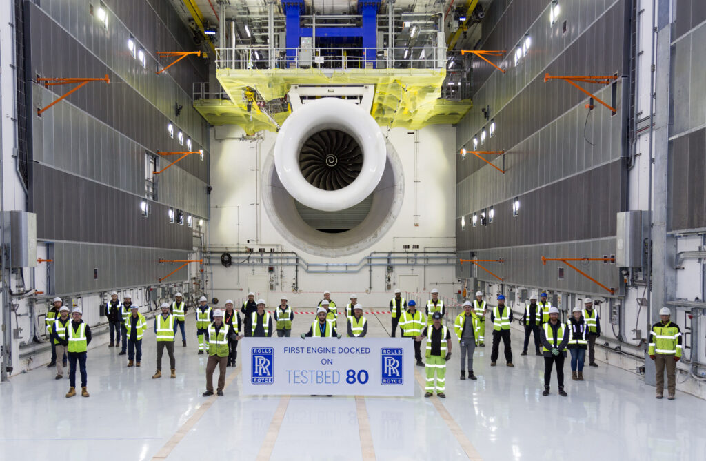 ROLLS-ROYCE Runs First Engine on World’s Largest and Smartest Aerospace Testbed