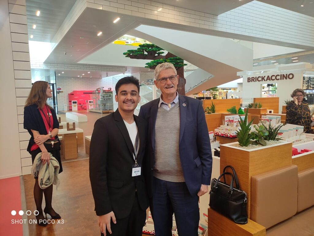 Aryan makes India proud at the 2021 “Children’s General Assembly” in Denmark